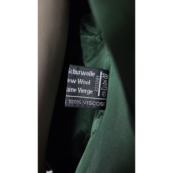 Vintage 60s Trachtenecht Tofana Thalhammer 100% Wool Blazer Antler Buttons NEW - Picture 12 of 14